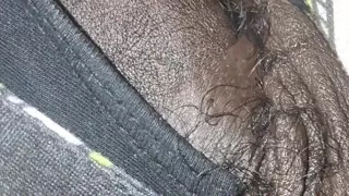Up Close & Personal Huge Balls Massive Black Uncut Dick