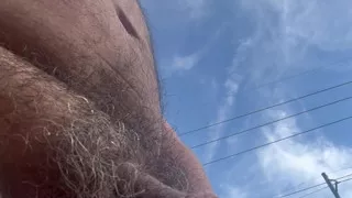 Outside enjoying the fresh air