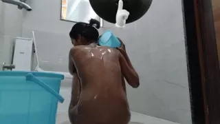 Baby during Bathroom