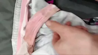Cum in Stepsis Pantys I Found on the Bathroom Floor