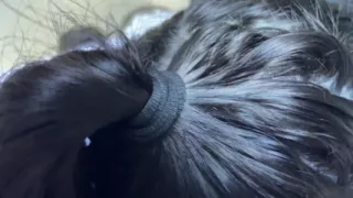 Slutty Brunette with Hard Tits Gives a Deep Blowjob to a Big Pink Cock