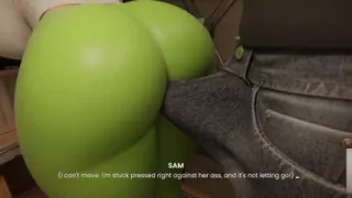 Hot Stepsis Kim Possible Rub Her Butt Against My Hard Dick and I Started Rubbing Her Butt.
