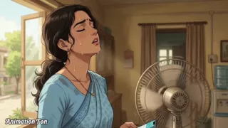Unexpected Entry of Mechanic in Bedroom. Hindi 2D Animation