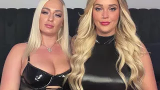 PAWG Blondes Elana & Kali Femdom with Sph