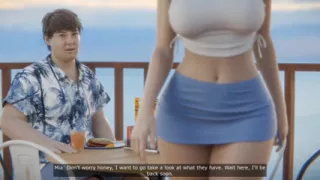 Horny Wife Want Waiter Big Dick in Her Wet Pussy