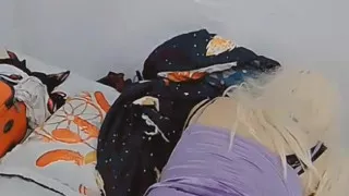 Mature closet shemale loves to sit on cock