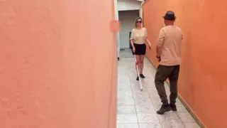 Playing Freeze Tag with the Blind Girl in the Alley