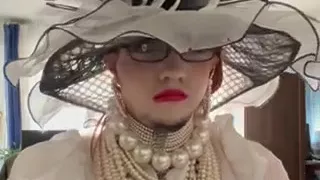 Croatian Crossdresser showing his beautiful body