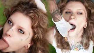 Tiktok Whore Gets Her Milk Delivered: Milkman Fucks Her Face and Paints It White