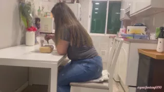 Shameless farting while eating 2