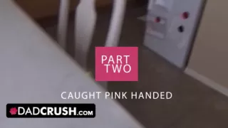 Dadcrush - Lusty Brunette Babe with Big Ass Turns Movie Night Into Hardcore Fucking Scene