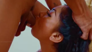 Husband licks his wife's pussy and gives her penis