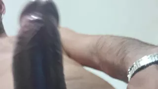 Young guy with a big dick films everything