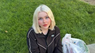 "Help me cum!" beautiful blonde wants to fuck and creampie!