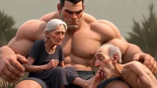 Pathetic Cuckold Licks His Wife's Toes While She's in Bull's Arms - Foot Worship Humiliation