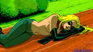 Futanari Carol Danvers - Masturbating, Cumshots, Selfsucking and more!