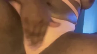 Rubbing My Pussy Threw My Knickers Squirting Orgasms