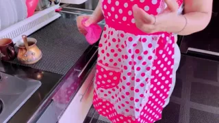 Home Alone with Big Ass Horny Cleaner Creampie