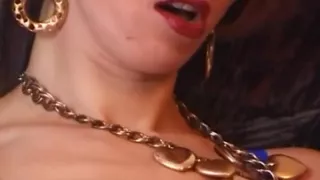 German Lady in Blue Bikinii Plays with Her Pussy
