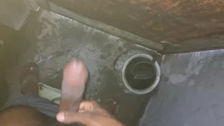 Desi young man materbation two time in bathroom