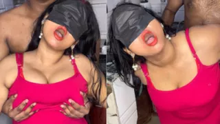 Blindfolded Hot Indian Wife Kitchen Sex with Husband Hardcore Blindfold Fucking Hindi Video