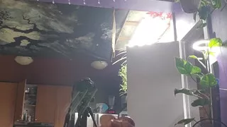 close up of big cock lubed up being stroked till it cum