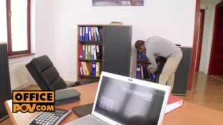 POV - Cum loving office skank Vanessa Decker demands your dick