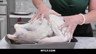 Hot MYLF rammed on thanksgiving