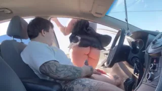 BBW Hotwife Josie Jaxxon Fucks a Stranger in His Car