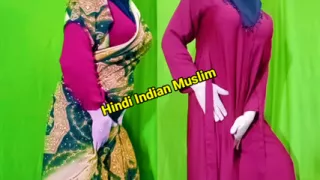 Indian Muslim beautiful woman spends the night with another man - In Hindi