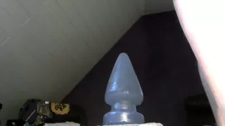 More stretching from the side - this time with pumped cock