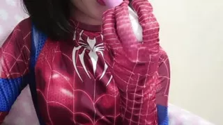 Spidergirl Playing Herself With Vibrator
