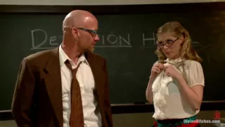 Bratty Princess Penny Cuckolds Her Teacher in Front of the Class