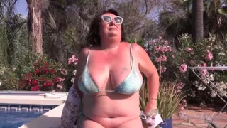 Auntjudys - a Poolside Chat with Your Busty Stepmom Jojo Robinson Turns Into Taboo JOI