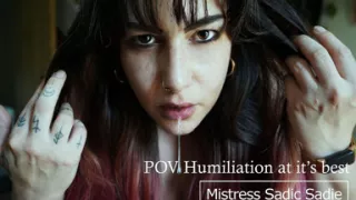 POV Spit Humiliation, Degrading You Like You Deserve