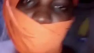 African amateur big breasts stripping