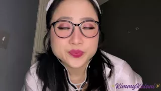 Bitchy Asian Nurse Examines your Sperm Sample -ASMR JOI