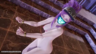 Mmd Meovv - Hands up Akali Sexy Naked Dance League of Legends Uncensored Hentai