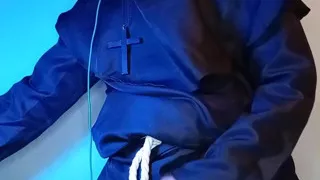 Dirty priest orgasm after church service
