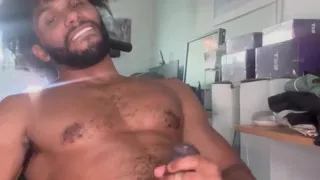 Office Stroke: Man in Suit Masturbation