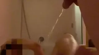 Dared to Pee on My Naked Flatmate Who Gets Hard