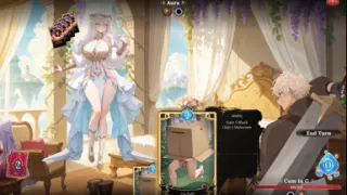 Aura 2 Lust of the Gods Hentai Game Ep.1 Stripping SEX battle with my GODDESS WIFE !