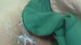 Close Up to wet pussy masturbation