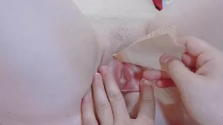 filtering the juices from her tight cunt cabbage tea
