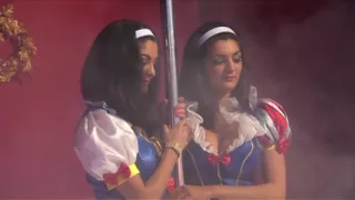 Adventurous twin babes in uniform know how to treat those horny men