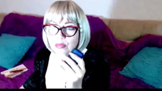 An Expressive Mature Bitch Speaks Very Emotionally, and Passionately Cums with a Dildo in Her Pussy and Squirts