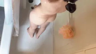 POV Hana in Shower Time POV Video
