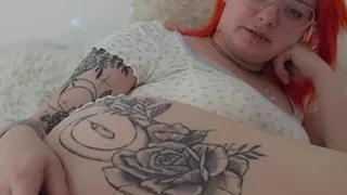 A French Woman Puts a Big Inflatable Plug in Her Ass