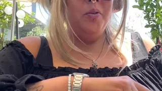 Good Morning, Goddess - Brazilian BBW MILF Outdoor Smoking Ritual