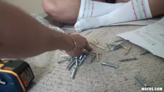 Latina Sex Tapes - Slutty Lynn Love & Tony Skip Home Improvement for an Intense Hardcore Pounding